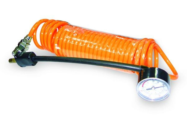 Шланг AVS HS-01 воздушный спиральный  4м с манометром