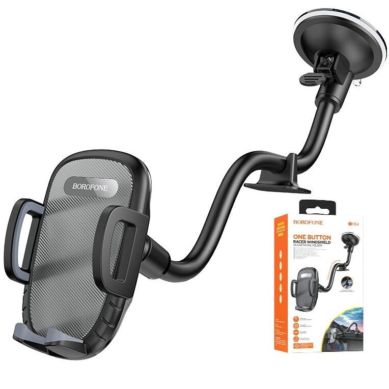 Держатель телефона  Borofone на длинной гибкой ножке Черный