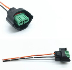 ЭТ Колодка соед. автолампы Н8/H11/880/881 (2 провода) бакелит (цена за 1штуку)