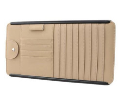 Органайзер на солнцезащитный козырек Бежевый  (большой)