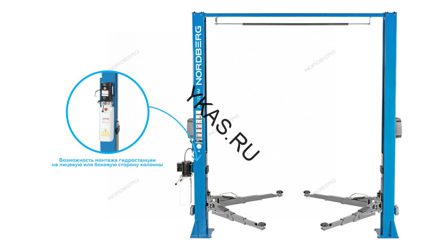 Двухстоечный подъемник Nordberg N4122HM-4T с верхней синхронизацией