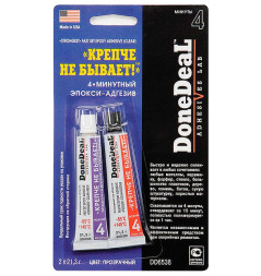 DD 6538 4-минутный эпокси-адгезив "Крепче не бывает!" (цвет: прозрачный)