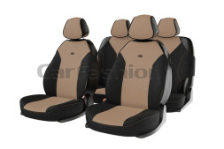 Комплект Накидок  «BINGO»  Бежевый/Чёрный/Бежевый