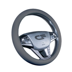 Оплетка на руль CF PLATINUM - М, Тёмн.Серый