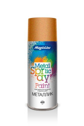 MagicLine  Краска металлик  2110  Золотистая  (450мл) RAL 310M
