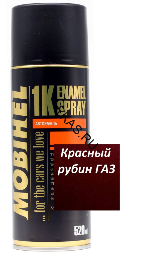 Mobihel  Эмаль базовая металлик красный рубин (520мл)