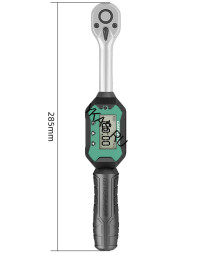 Ключ динамометрический, 1/2" 3-100Nm, 285мм, электронный в кейсе