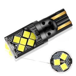 SOLAR Свет-од 12V T10 15 SMD 3030 W5W W2.1x9.5d
