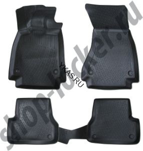 Коврики резиновые   Audi A6  2011-2014г. (C7) тэп.