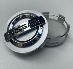 Заглушка (колпачок) на литой диск мод. NISSAN серый ( D54/D51)