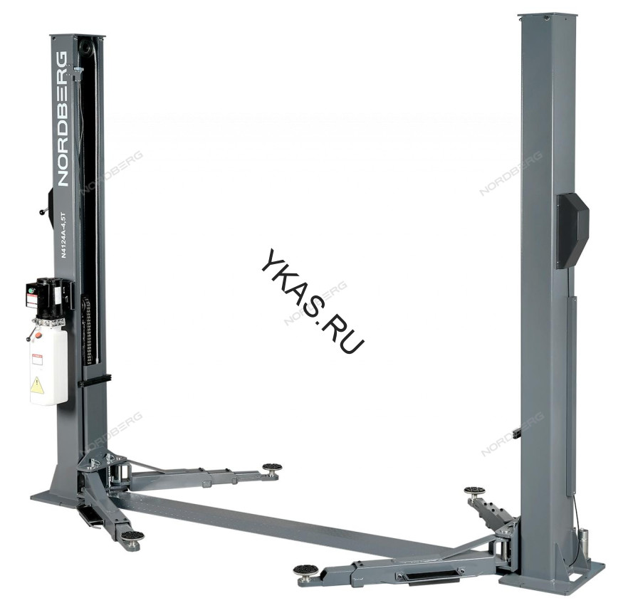 Двухстоечный подъемник NORDBERG N4124AM-4,5G с нижней синхронизацией