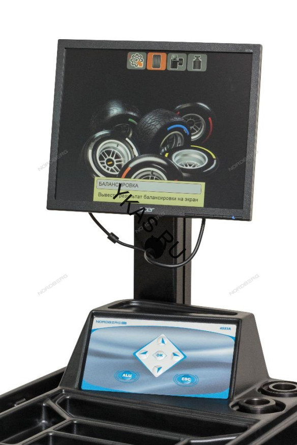 Автоматический балансировочный станок NORDBERG 4523A с дисплеем