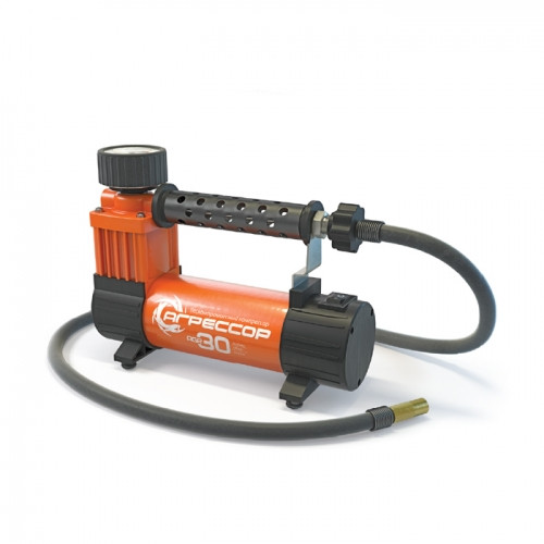 Компрессор АГРЕССОР  AGR-30  7Атм/30л/прикур/сумка/шланг 1,0м