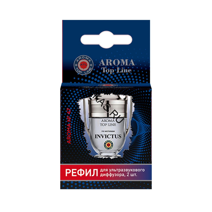 Осв.возд.  AROMA  Topline  запаска для PREMIUM (РЕФИЛ) №47  Paco Rabanne INVICTUS 2шт.