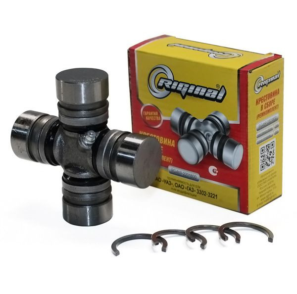 RG Крестовина в сборе УАЗ, Г-3302,2217,3102,3110 (с стоп. кольц.) усиленная Riginal