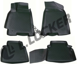 Коврики резиновые   Daewoo Gentra II с 2013г-  тэп.