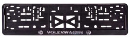Рамка номера пластик  VOLKSWAGEN (книжка)
