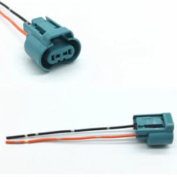 ЭТ Колодка соед. автолампы НB3 (3 провода) бакелит, мама (цена за 1штуку)