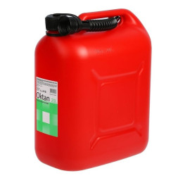 Канистра пластиковая Oktan 20л (красная) с заливным устройством, крышка с защитой