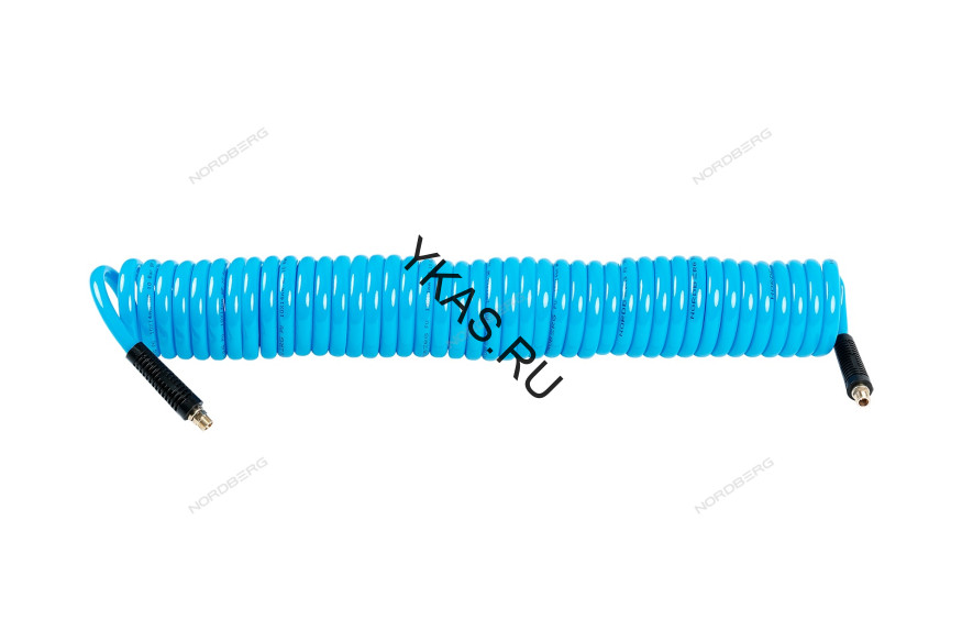 Шланг полиуретановый спиральный NORDBERG HS1011PU (10х14 мм, 11 м)