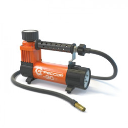 Компрессор АГРЕССОР  AGR-30 LED  7Атм/30л/прикур/LED фонарь/сумка/шланг 1,0м