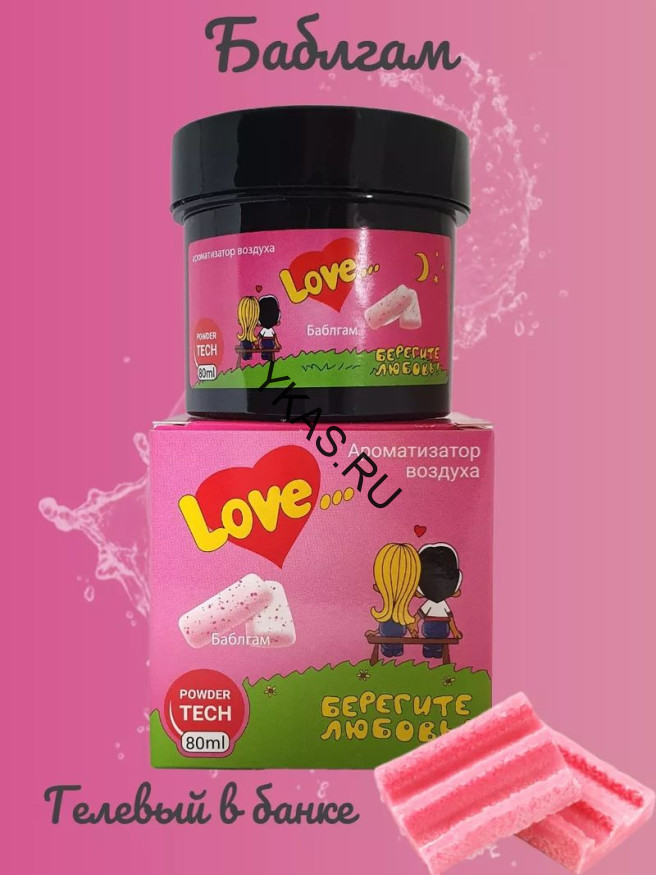 Осв.возд.  Соntact  банка  Love is... "Баблгам" 80ml гель