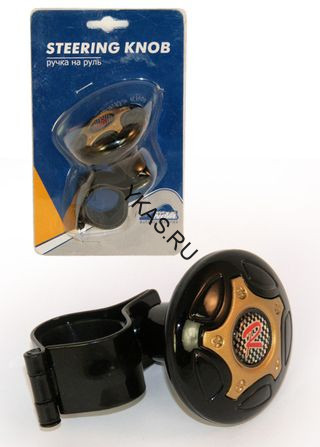 Ручка на руль "Nova Bright" "R" чёрная+хром