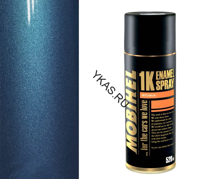 Mobihel  Эмаль базовая металлик лагуна калина (520мл)