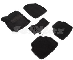 Коврики  KIA Seltos  2020г- /компл.5шт./осн.резин./ 3D