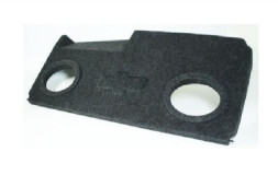 Полка акустическая CHEVROLET Niva дсп/мдф (15-20мм) , карпет Черный