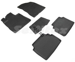 Коврики резиновые   Hyundai Sonata с 2019г- / KIA K5  БОРТ