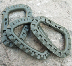 Holiday Карабин альпинистский пластиковый зеленый