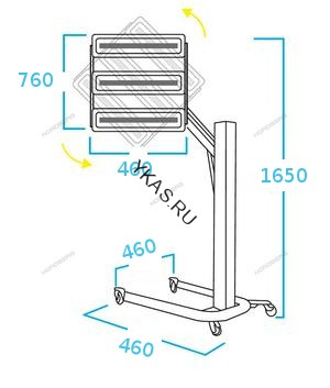 Сушка инфракрасная коротковолновая NORDBERG IF2 (2 элемента)