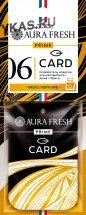 Осв.возд. AURA подвесной  PRIME CARD  № 6 - ABERCROMBIE &amp; FITCH - FIERCE COLOGNE