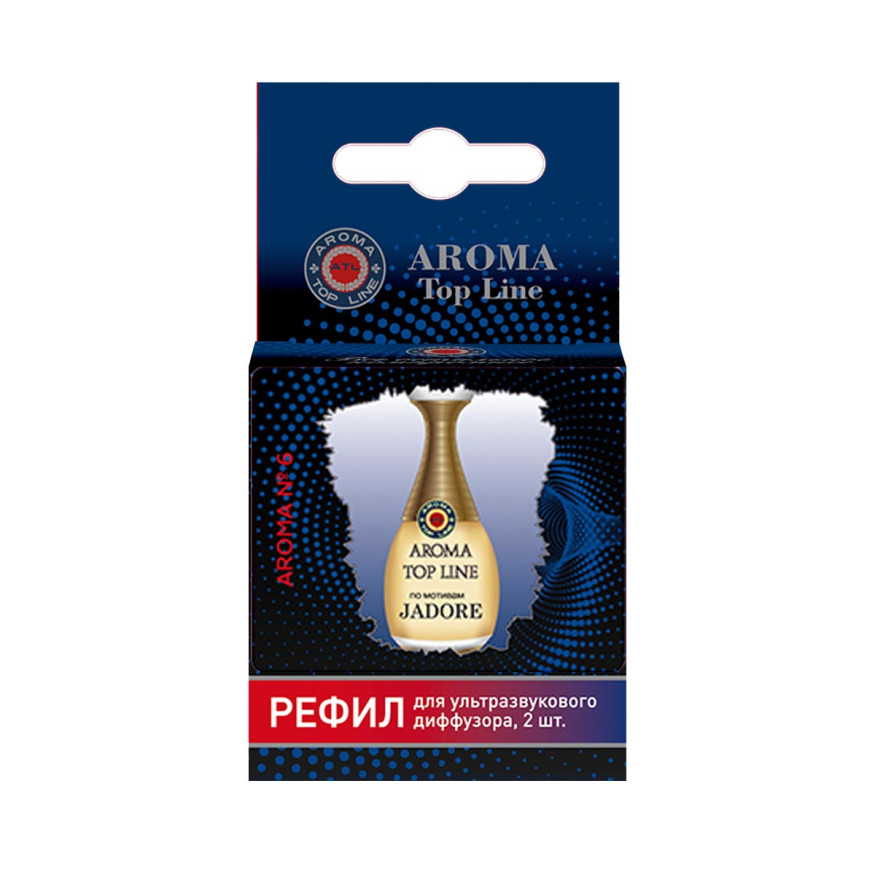 Осв.возд.  AROMA  Topline  запаска для PREMIUM (РЕФИЛ) №6  Dior Jadore 2шт.