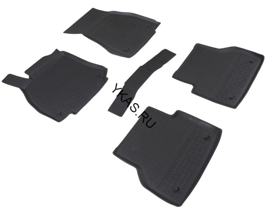 Коврики резиновые   Audi A6  2018г- (C8)  БОРТ