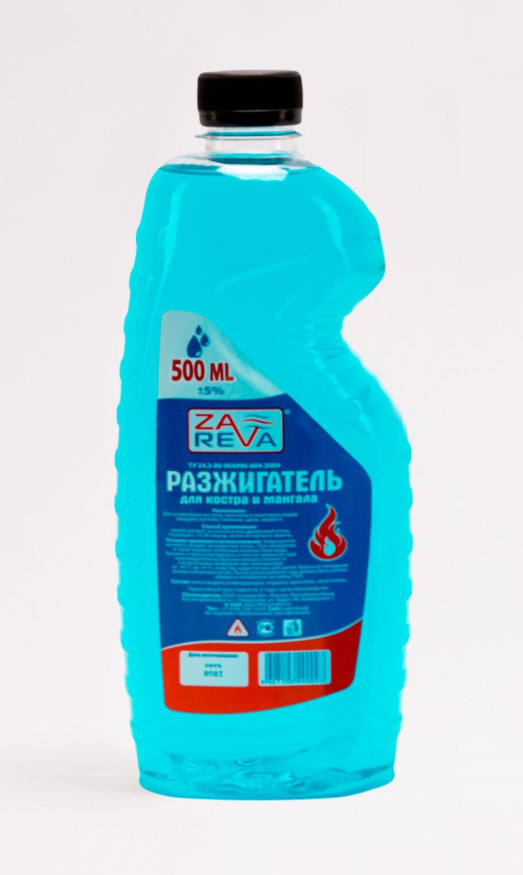 Средство для розжига гель "ZaReva" 0,5л.
