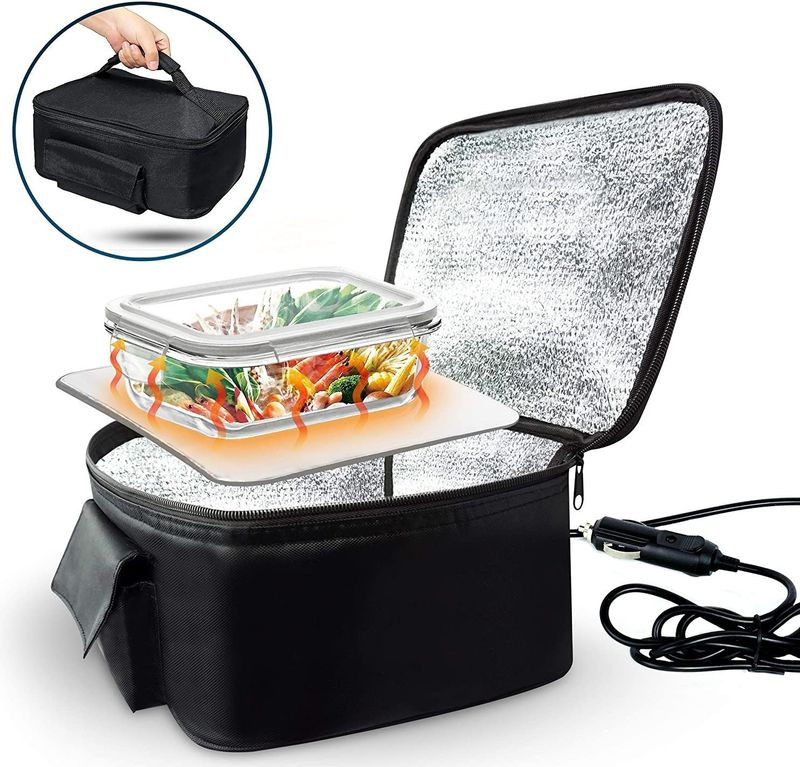 Сумка термос с функцией подогрева Carlife  7 л., 12V  (20 x 30 x 10 см)