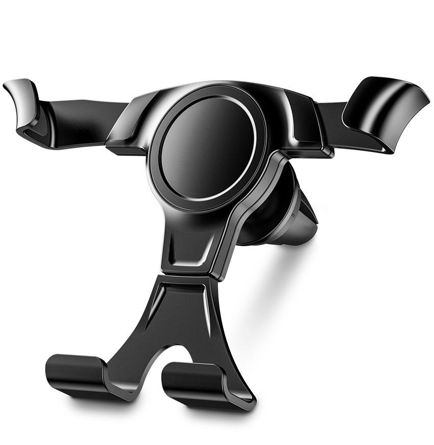 Держатель телефона Carlife  зажимной Черный