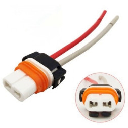 ЭТ Колодка соед. автолампы НB4 (3 провода) керамика, папа (цена за 1штуку)