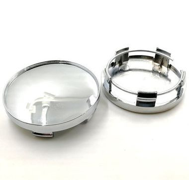 Заглушка (колпачок) на литой диск D58, наружн. d=58мм, внутр d=53мм. хром