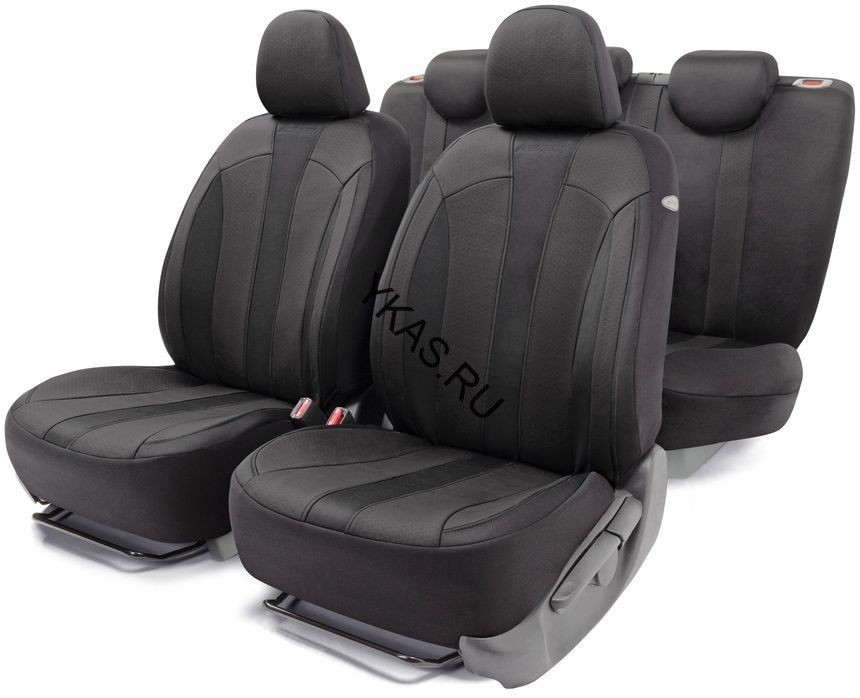 Набор чехлов Аutoprofi "PERFORMANCE" полный к-т  "черный" 3D, 15предм.