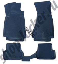 Коврики резиновые   Audi A6  с 2014-г. тэп.