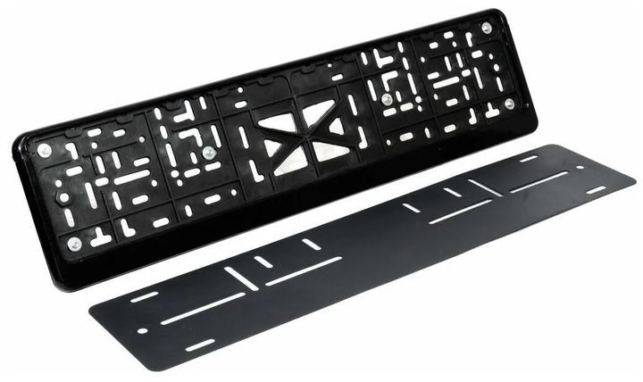 Рамка  под номер МАГНИТНАЯ черная (усиленный магнит) (компл.2шт)