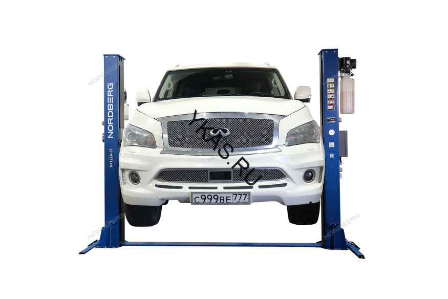 Двухстоечный подъемник Nordberg N4122AE-5T с нижней синхронизацией и электростопорами