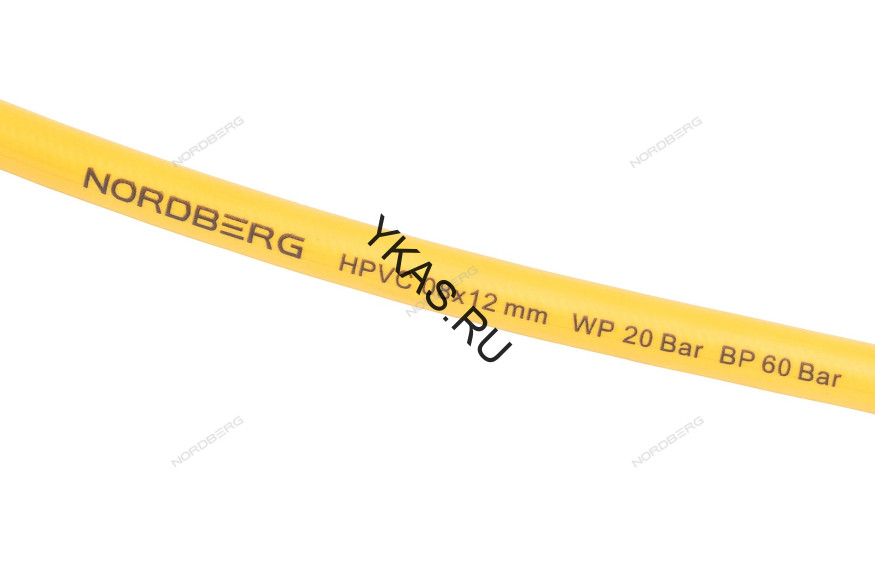 Пневматический шланг на самоскручивающейся катушке NORDBERG HR0815HPVC (15 м) 