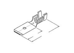 ЭТ Клемма "Папа" 6,3мм К1 луженая Косьмодемьянск (цена за 100штук)