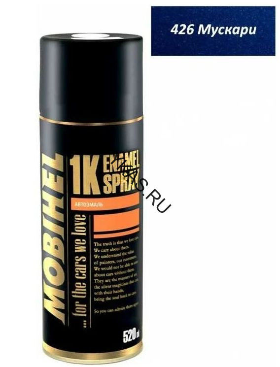 Mobihel  Краска с лаком мускари (520мл)