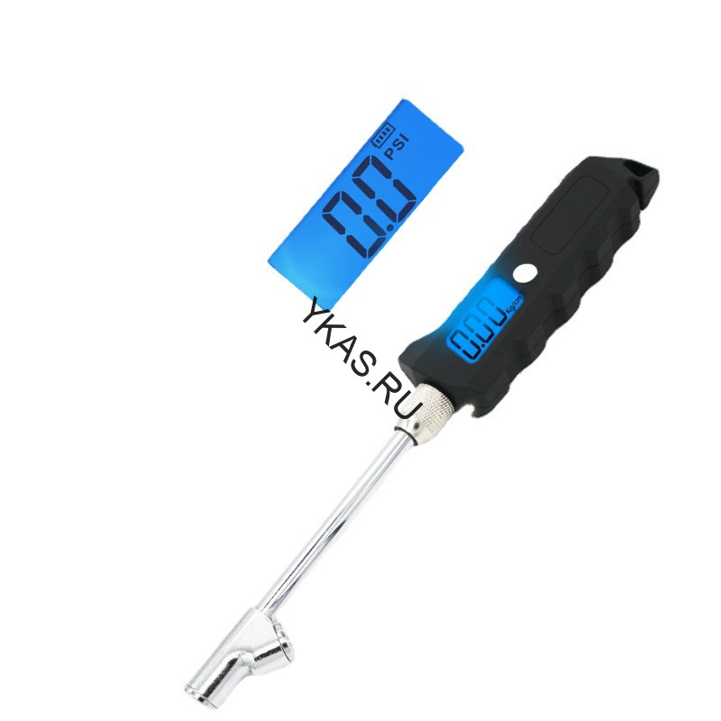 Манометр металлич  "Carlife" , длинный 200мм  (до 17 атм)