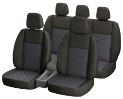 Авточехлы   Lada 2108, 09, 099, 013, 014, 015  "Гобелен"  темно-серый